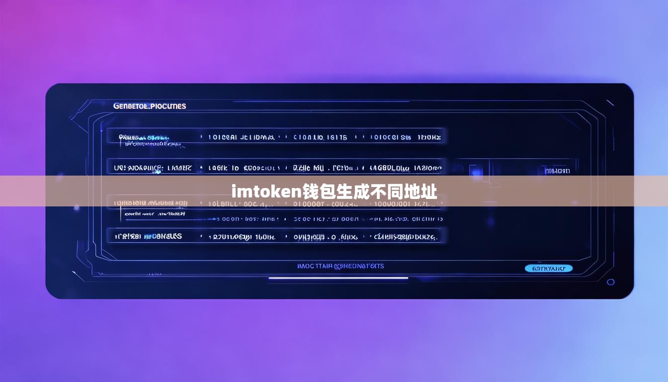 imtoken钱包生成不同地址