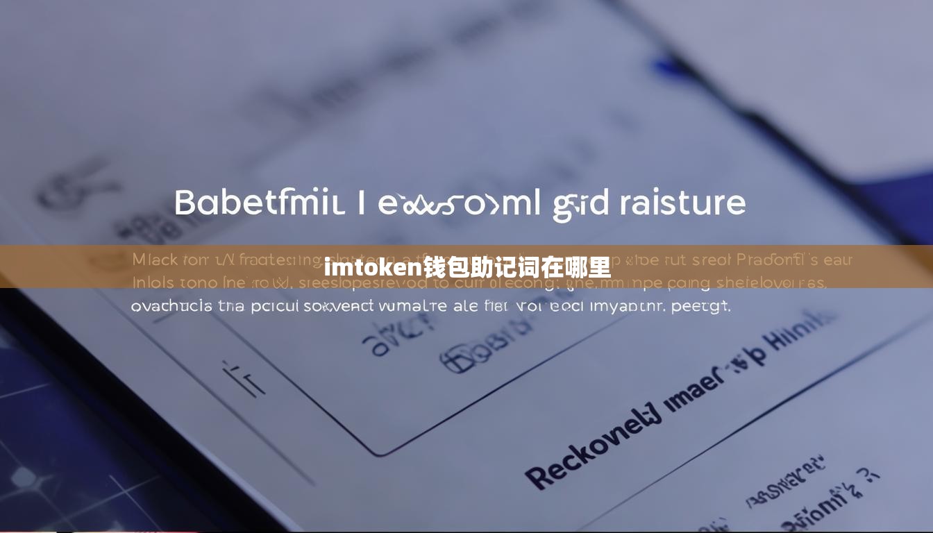 imtoken钱包助记词在哪里