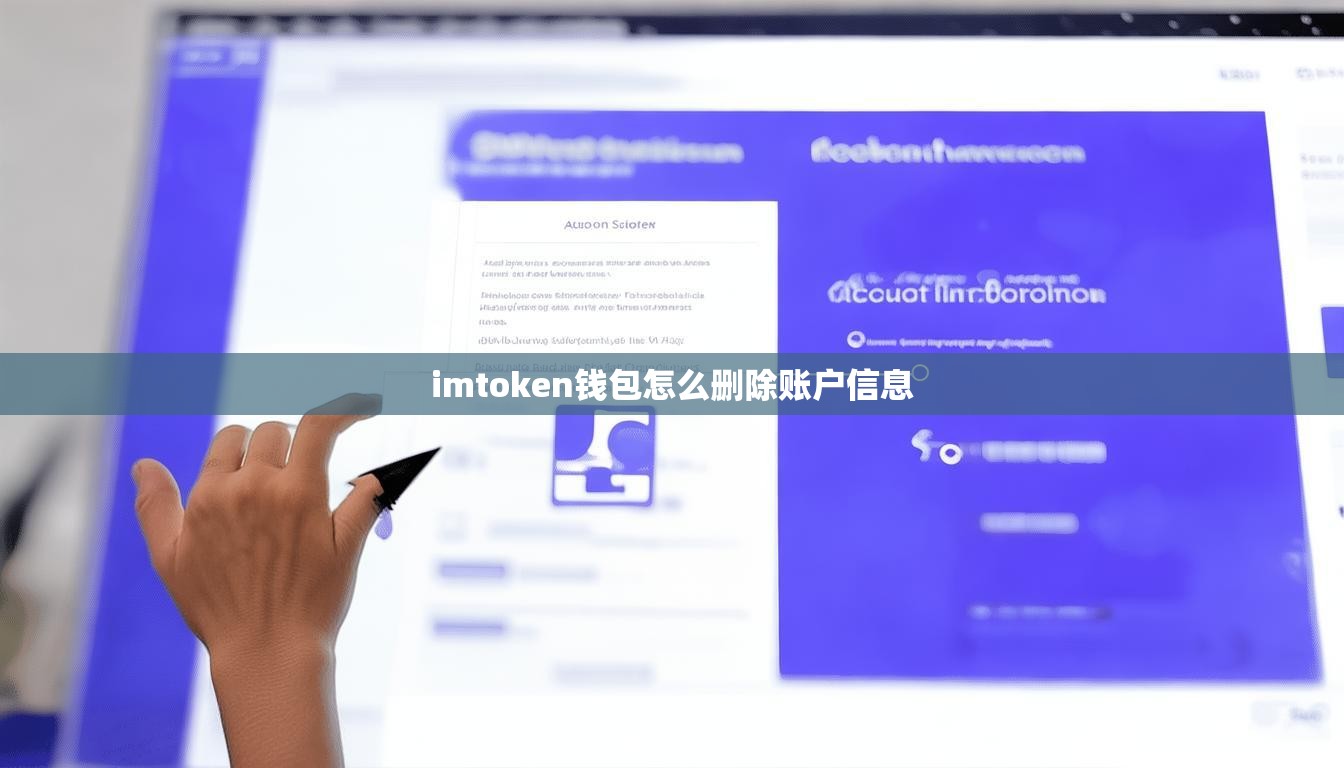 imtoken钱包怎么删除账户信息