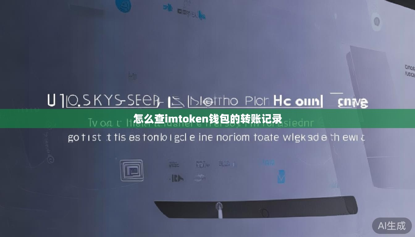 怎么查imtoken钱包的转账记录